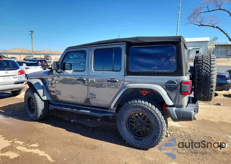 2020 Jeep Wrangler Unlimited Sahara z USA, uszkodzony, nr VIN 1C4HJXEG8LW222351